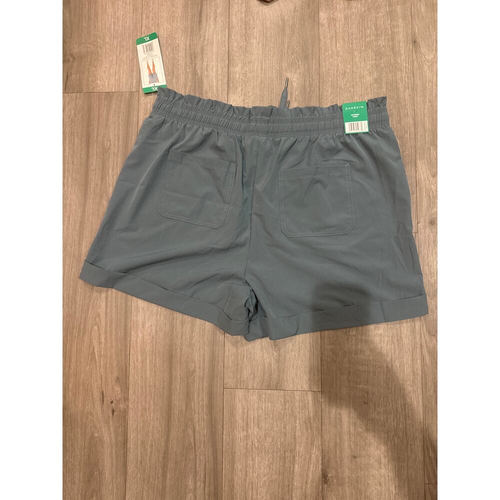 Danskin Paper Bag Shorts Pink & Green Women's Size XL - Picture 5 of 16